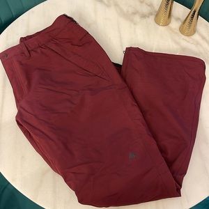 Burgundy Burton Ski/Snowboard Pants